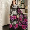 Nishat NT-975 Silk 3 Piece Suit Tie & Die Digital Printed Shamooz Silk