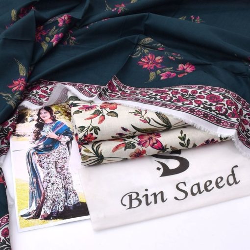 Premium 3-piece ladies khaddar suit with digital printed shirt and matching dupatta  