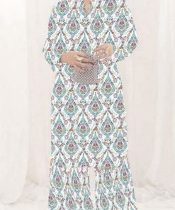 Comfortable winter luxe khaddar suit with breathable and warm fabric  