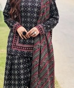 Digital printed khaddar suit for winter with premium quality and comfort  