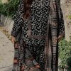Premium 3-piece khaddar ladies suit with warm fabric and trendy prints  