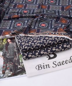 Elegant women’s khaddar winter suit with stylish digital shirt and dupatta  