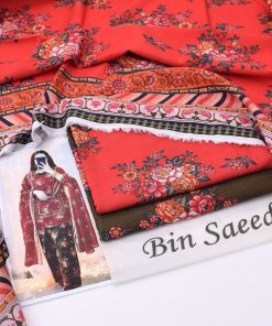 Winter luxe collection khaddar suit with soft fabric and stylish digital prints  