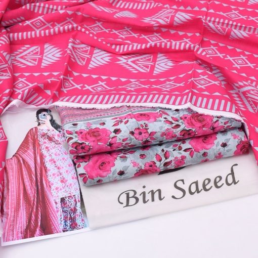 Premium 3-piece ladies khaddar suit with digital printed shirt and matching dupatta  
