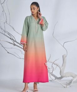 Nishat NT-982 Silk 3 Piece Suit with Tie & Die Digital Printed Dupatta and Shamooz Silk Shirt