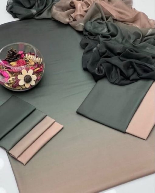 NISHAT NT-977 SILK 3 PIECE SUIT | ELEGANT DIGITAL PRINTED SILK COLLECTION