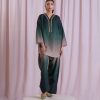 Nishat NT-977 Silk 3 Piece Suit with Tie & Die Digital Print in Shamooz Silk