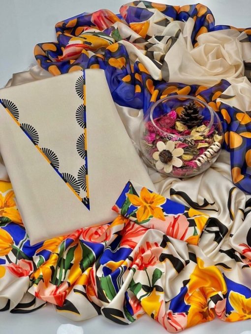 NISHAT NT-978 SILK 3 PIECE SUIT | PREMIUM DIGITAL PRINTED SILK COLLECTION