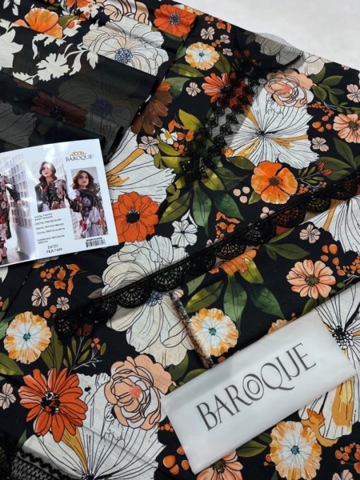 The Baroque BR-628 Winter Khaddar Embroidered Suit is a fashion essential this season. With luxury digital prints, premium embroidery, and durable khaddar fabric, it offers a balance of style, warmth, and elegance. Perfect for those who value quality and timeless fashion, this outfit will keep you stylish throughout the winter season.