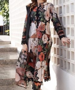 Baroque BR-628 | 3 Piece Winter Khaddar Embroidered Suit