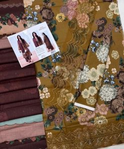 The Baroque BR-627 3 Piece Winter Khaddar Embroidered Suit is a fashion essential for this season. With its luxury digital prints, embroidered patches, and durable slub khaddar fabric, it balances elegance and comfort effortlessly. Whether you’re attending a formal dinner or enjoying a casual winter day, this outfit guarantees style with warmth.