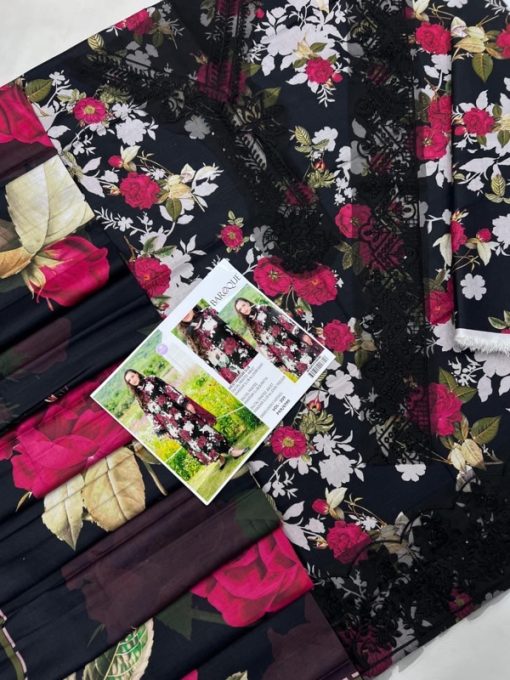 The Baroque BR-626 3 Piece Winter Khaddar Embroidered Suit is not just a dress; it’s a celebration of tradition, comfort, and luxury. With its digital prints, embroidered patches, and durable khaddar fabric, this suit brings elegance to your winter wardrobe. If you are looking for a timeless outfit that balances tradition with modernity, this Baroque masterpiece is your perfect pick for the winter season.