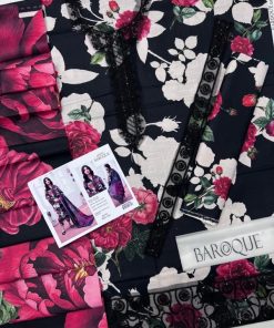 With a digital printed shirt, embroidered patches, printed dupatta, and trouser, BR-630 offers everything in one set.