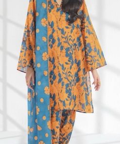 Ego EG-88 Winter Viscose 3-Piece Suit with Digital Printed Shirt, Trouser, and Dupatta