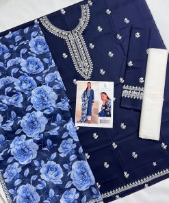 The Sapphire SP-614 3 Piece Dhanak Embroidered Winter Suit is more than just winter attire—it is a symbol of luxury and sophistication. From the embroidered shirt to the plain trouser and vibrant digital wool shawl, every element has been designed with perfection in mind. Whether you’re dressing for a family event, an office gathering, or simply a stylish everyday look, this outfit ensures you remain elegant throughout the season. Add it to your winter wardrobe and embrace fashion with comfort.