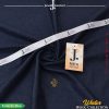J. Wool men’s unstitched suit navy blue winter fabric 4-meter cutting