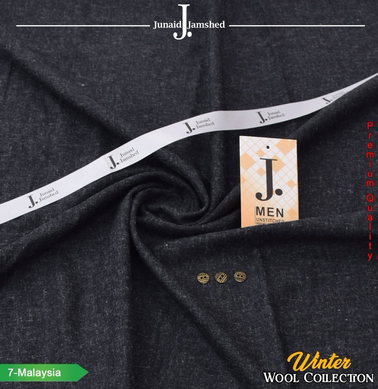 J. Wool men’s unstitched suit Malaysia color winter fabric 4-meter cutting
