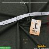 J. Wool men’s unstitched suit dark green color winter fabric 4-meter cutting