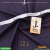 J. Wool men’s unstitched suit purple color winter fabric 4-meter cutting