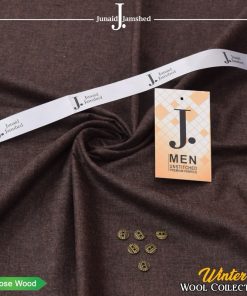 J. Wool men’s unstitched suit rosewood color premium winter fabric 4-meter cutting