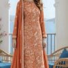 Bareeze BR-634 Dhanak Winter Suit with Heavy Embroidery on Shawl, Shirt Front, Sleeves, and Back