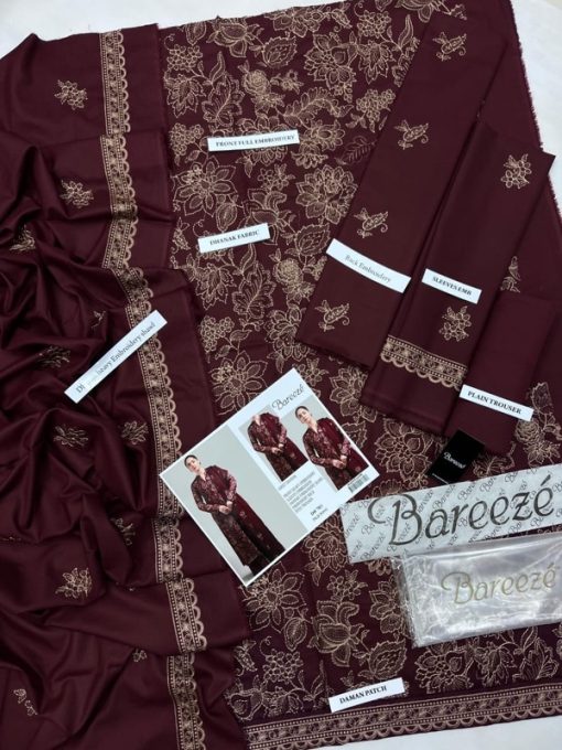 BAREEZE BR-636 | 3 PIECE DHANAK WINTER SUIT COLLECTION