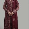 Bareeze BR-636 Dhanak Winter Suit with Heavy Embroidered Shawl, Shirt Front, Back, and Sleeves