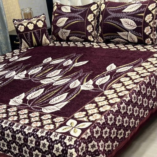 Jacquard Velvet King Size Bed Sheet Design 46 in rich velvet texture for luxury winter bedding