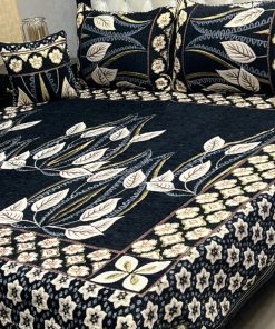Luxurious Jacquard Velvet King Size Bed Sheet Design 45 4-piece set for winter bedding