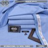Grace Men Winter Unstitched Suit in Indigo color made from premium P.A Wool