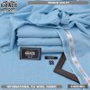 Grace Men Winter Unstitched Suit in Blue Bell color made from premium P.A Wool