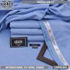 Grace Men Winter Unstitched Suit in Pastel Blue color made from premium P.A Wool