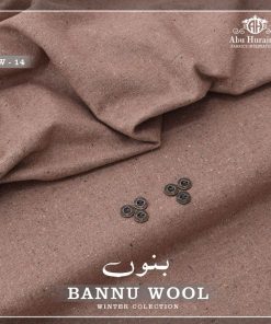 Bannu Wool BW-14 Men Unstitched Winter Suit by Abu Hurairah Fabrics