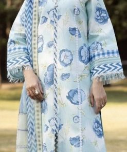 Alizeh AZ-89 Winter Khaddar 3 Piece Suit with digital printed shirt, dupatta, and trouser