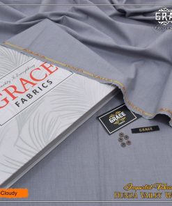 Grace Men Wool Unstitched Winter Suit in Cloudy Color – Hunza Valley Soft Finish Wool