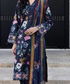 Baroque BR-94 Winter Khaddar 3 Piece Suit with Digital Print for Women