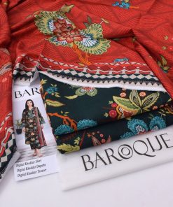 Baroque’s Winter Khaddar Collection stands out because of its attention to detail, superior quality, and fashion-forward appeal. The BR-93 suit offers: