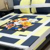 King Size Digital Cotton Bedsheet with 3D Panel HD Print and Matching Pillow Covers