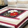 King Size Digital Cotton Bedsheet with 3D Panel HD Print and Matching Pillow Covers
