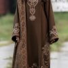 Sapphire SP-642 unstitched 3 piece Dhanak winter suit with digital wool shawl and heavy embroidery