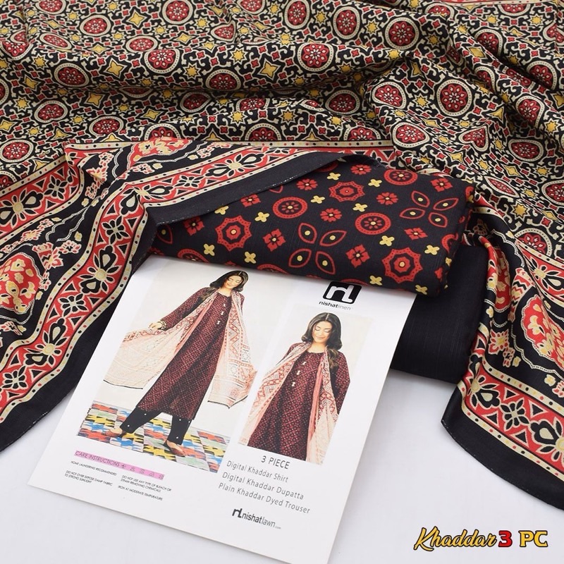 Crafted with high-quality Khaddar, the Baroque BR-95 promises durability and superior texture. Khaddar is known for its warmth, softness, and breathability, making it one of the most preferred fabrics for winter wear in Pakistan. This material ensures that you remain comfortable while maintaining a refined, polished look throughout the day.