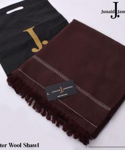 J. Maroon Shawl Men Winter Wool