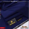 Gul Ahmad GW-18 Deep Navy Blue Wash & Wear Fabric for Men