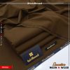 Gul Ahmad GW-21 Brown Wash & Wear Fabric for Men