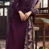 ASIM JOFA AJ-646 3 Piece Dhanak Winter Suit with Heavy Embroidery and Digital Wool Shawl