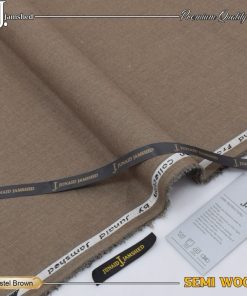 J. Men Unstitched Wool Suit in Dark Liver Color – Winter Collection