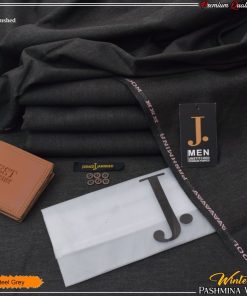 J. Wool Men’s Unstitched Suit SKU-105 Winter Collection Luxury Wool Fabric
