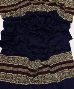 Ladies Shawl SKU‑904 – Premium velvet wool draped elegantly on a model