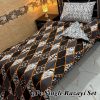Premium Single Size Printed 3 Pcs Vicky Razai Set featuring lightweight 500 GSM quilt, matching bedsheet, and pillow cover in stylish prints.