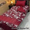 Soft and durable Single Bed 3 Pcs Vicky Razai Set with cozy 500 GSM quilt, breathable bedsheet, and printed pillow cover.